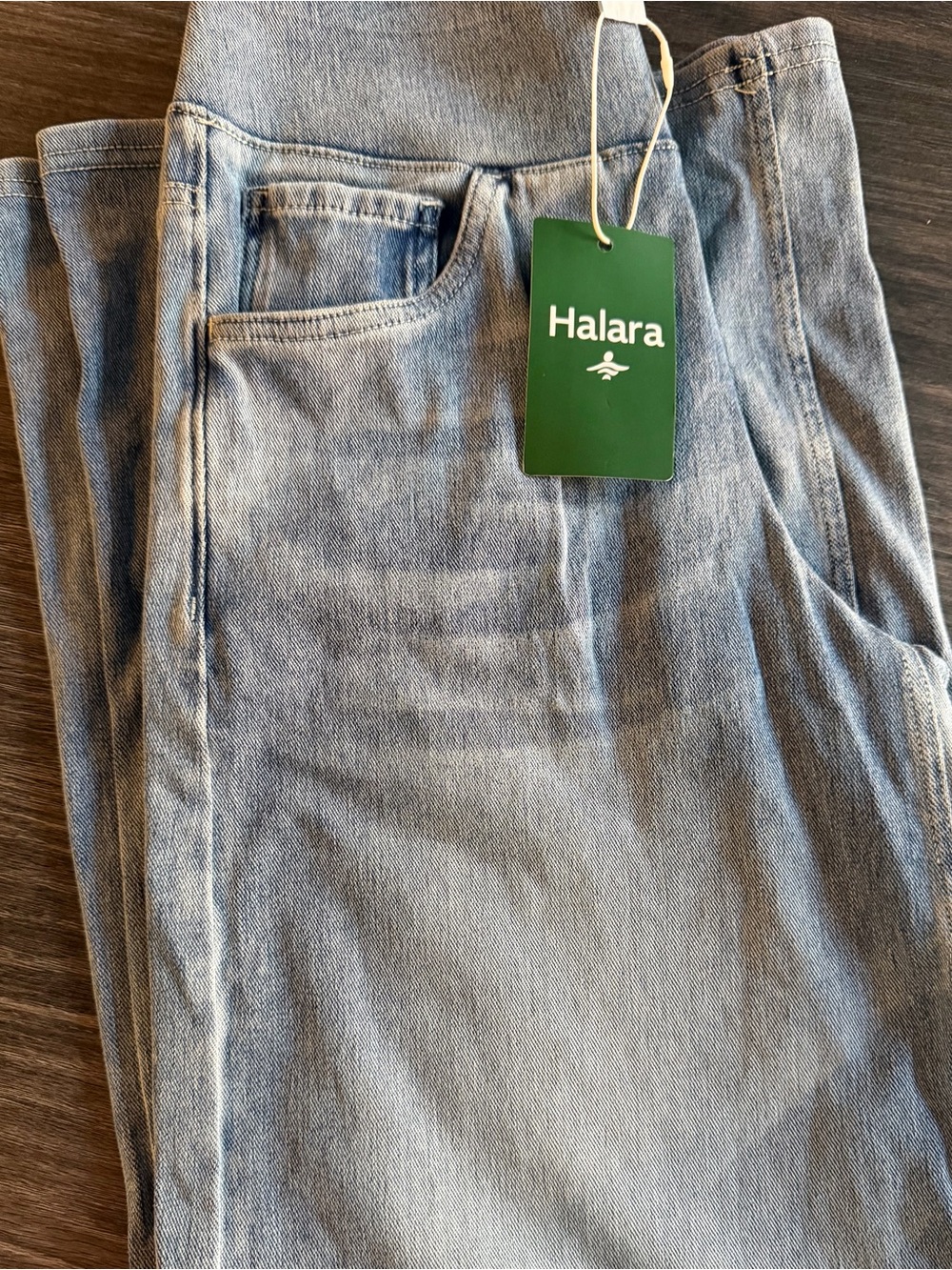 Halara Women’s Light Blue Jeans High Rise wide leg